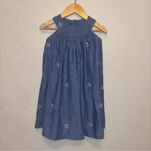 Kelly’s Kids denim dress with anchors, size 4/5